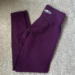 Booty By Brabants Purple Workout Leggings (One Size Fits Most)